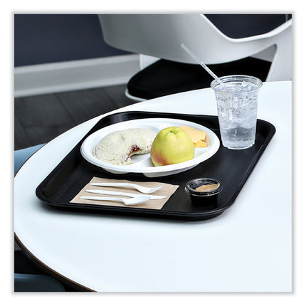 Three-Piece Cutlery Kit, Mediumweight, Fork/Knife/Spoon, Plastic, White, 250/Carton