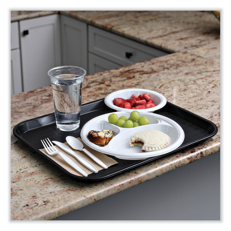 Heavyweight Wrapped Polypropylene Cutlery, Knife, Plastic, White, 1,000/Carton