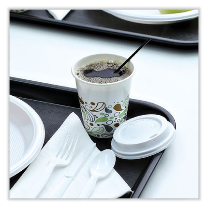 Single-Tube Stir-Straws, 5.25", Polypropylene, Black, 1,000/pack, 10 Packs/carton