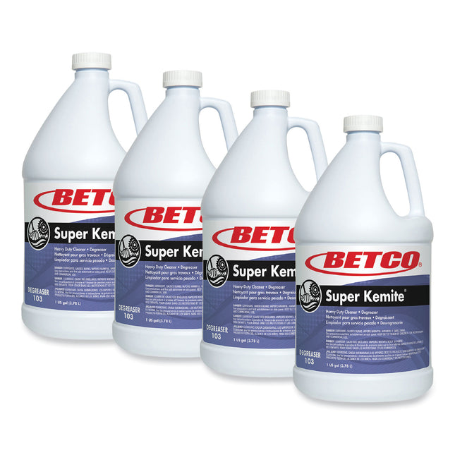 Super Kemite Butyl Degreaser, Cherry Scent, 1 gal Bottle, 4/Carton