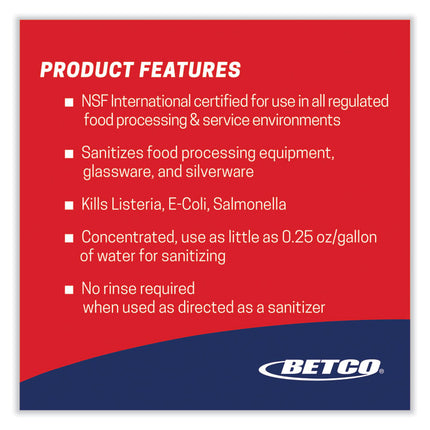 Symplicity Sanibet Multi-Range Sanitizer Disinfectant Deodorizer, 2 L Bottle, 4/Carton