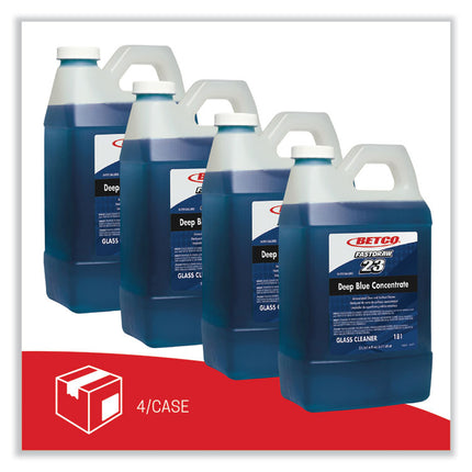 Deep Blue Glass and Surface Cleaner, 2 L Bottle, 4/Carton
