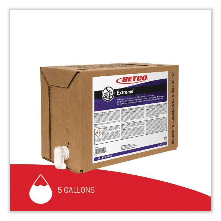 Extreme Floor Stripper, Lemon Scent, 5 gal Bag-in-Box