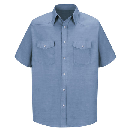 Red Kap® Men's Short Sleeve Deluxe Western Style Shirt / SC24LB