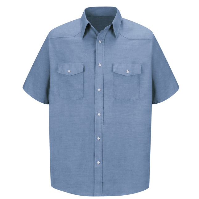 Red Kap® Men's Short Sleeve Deluxe Western Style Shirt / SC24LB
