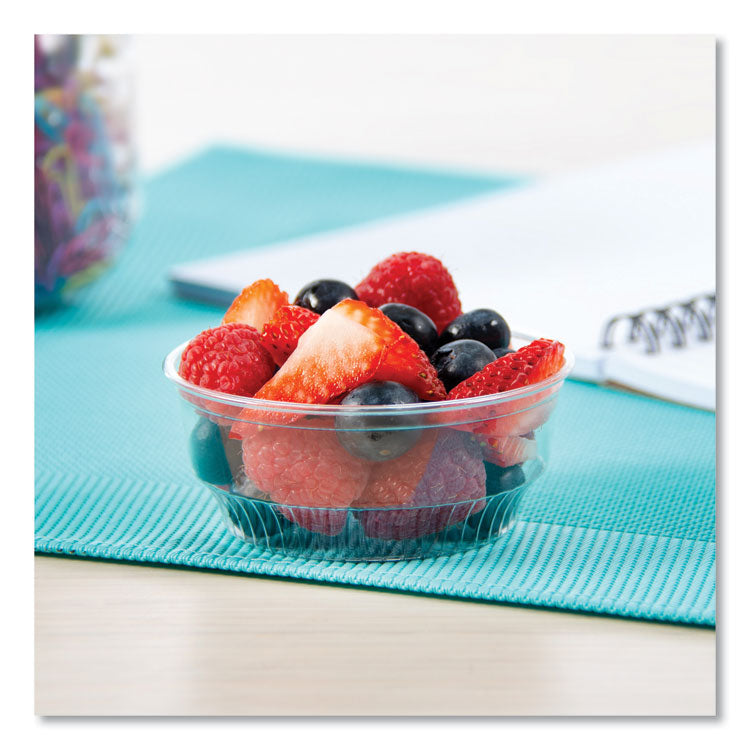 Sundae Cups, 3.5 oz, Plastic, Clear, 50/Bag, 20 Bags/Carton