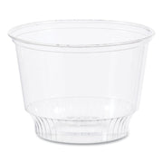 Sundae Cups, 8 oz, Plastic, Clear, 50/Bag, 20 Bags/Carton