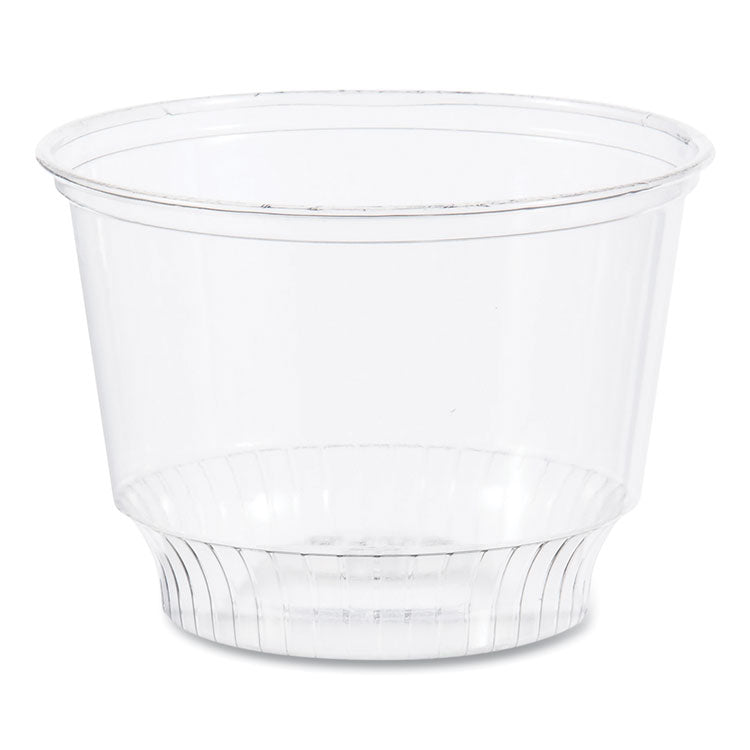 Sundae Cups, 8 oz, Plastic, Clear, 50/Bag, 20 Bags/Carton