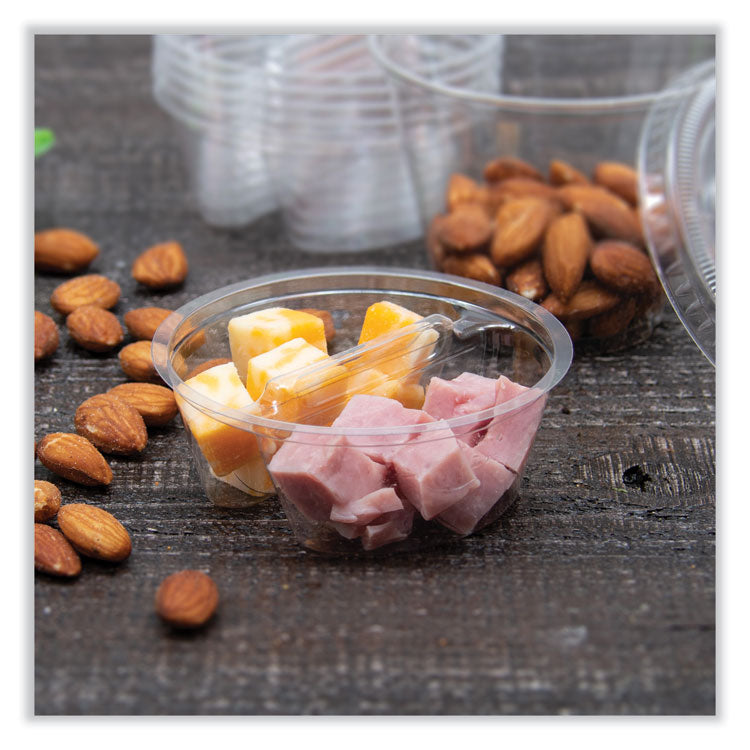 Plastic Cup Insert, 3.5 oz, 3.6" Diameter x 1.3" h, Clear, 1,000/Carton