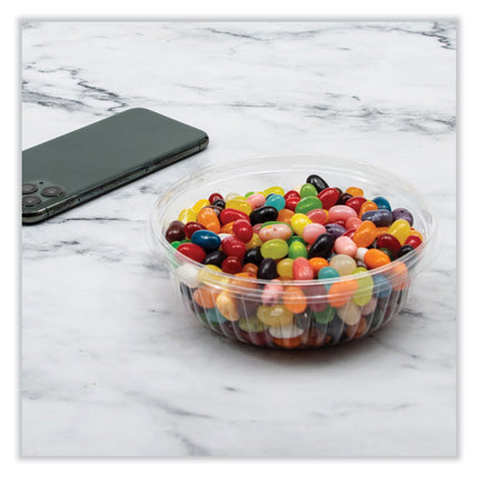 PresentaBowls Clear Bowls, 16 oz, Plastic, 63/Bag, 504/Carton