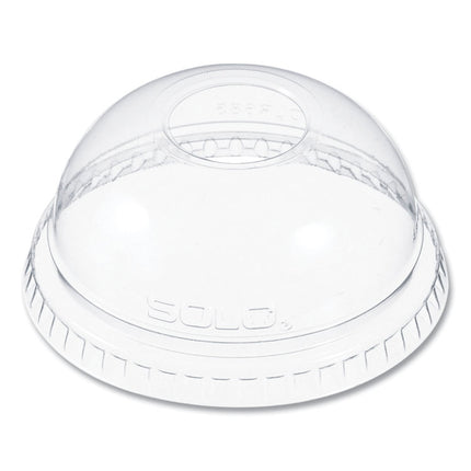 Plastic Dome Lid, Fits 7 oz Cold Cups, Clear, 2,500/Carton