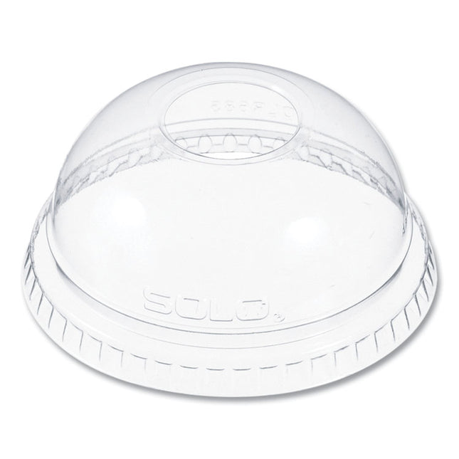 Plastic Dome Lid, Fits 7 oz Cold Cups, Clear, 2,500/Carton