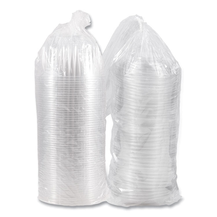 PresentaBowls Bowl/Lid Combo-Paks, 64 oz, Clear, Plastic, 126/Carton