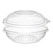 PresentaBowls Bowl/Lid Combo-Paks, 8 oz, Clear, Plastic, 63/Pack, 4 Pack/Carton