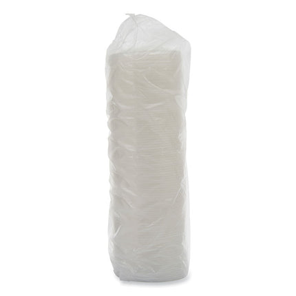 Dome Lids for Foam Cups and Containers, Vented, Fits 5 oz to 32 oz Cups/Containers, Plastic, Translucent, 1,000/Carton
