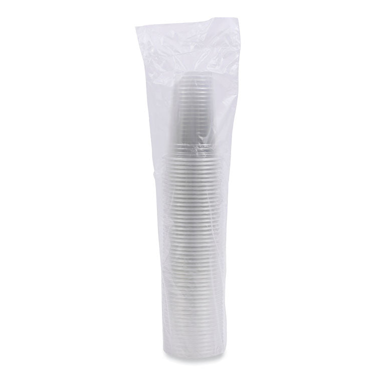 Clear Plastic Cold Cups, 20 oz, 50/Sleeve, 20 Sleeves/Carton