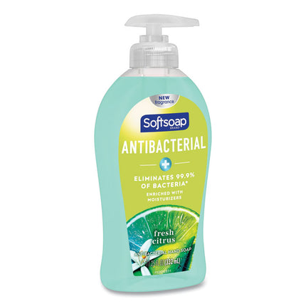 Antibacterial Hand Soap, Fresh Citrus Scent, 11.25 oz, 6/Carton