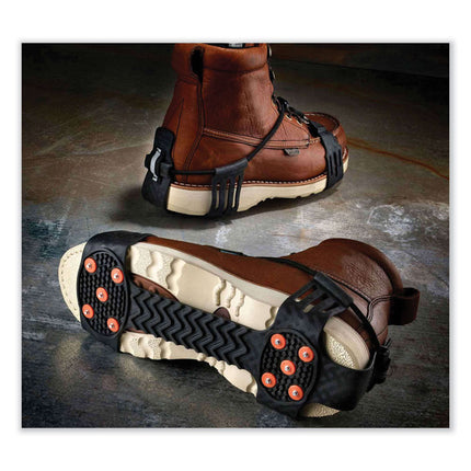 Trex 6310 Adjustable Slip-On Ice Cleats, Large, Black, Pair