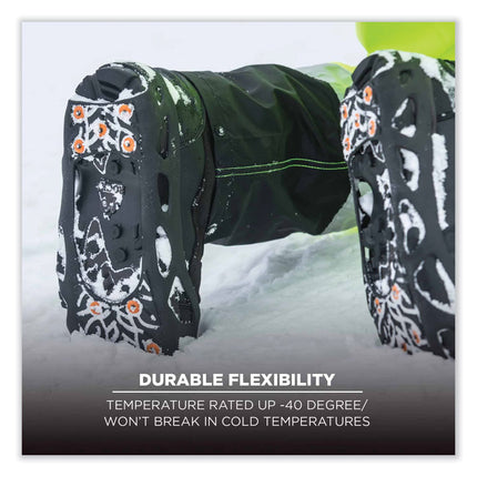 Trex 6304 One-Piece Step-In Full Coverage Ice Cleats, Medium, Black, Pair