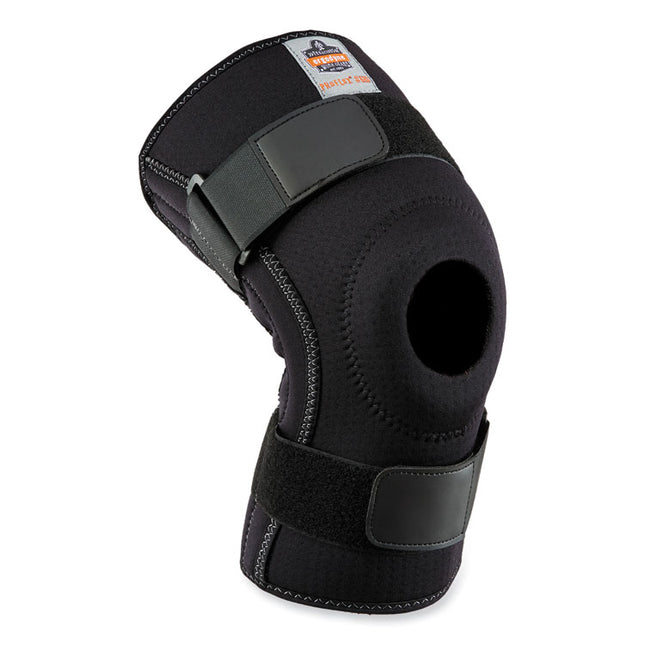 ProFlex 620 Open Patella Spiral Stays Knee Sleeve, Large, Black