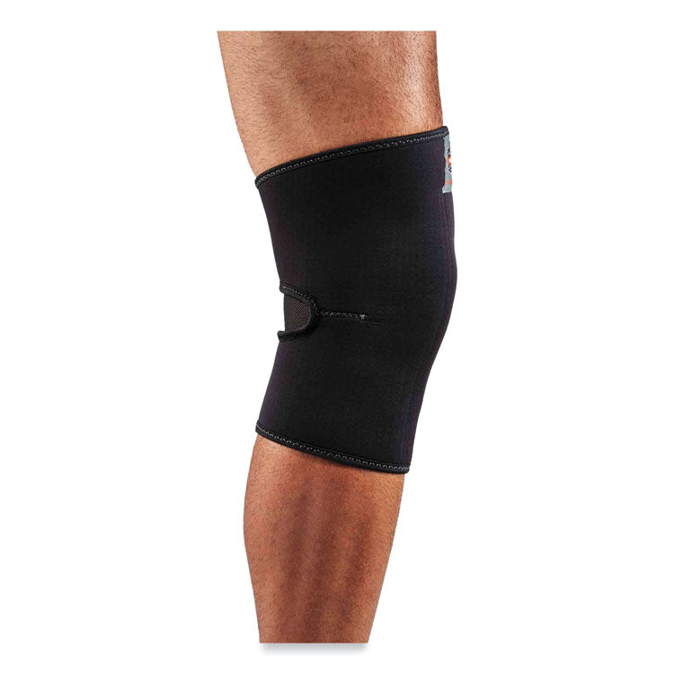 ProFlex 600 Neoprene Single Layer Knee Sleeve, Large, Black