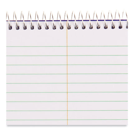 High-Capacity Steno Pad, Medium/College Rule, Blue Cover, 180 White 6 x 9 Sheets