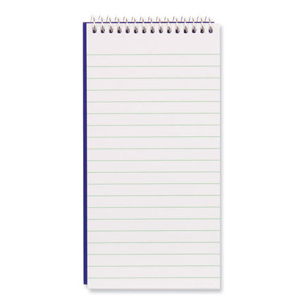 Reporters Note Pad, Medium/College Rule, Blue Cover, 80 White 4 x 8 Sheets