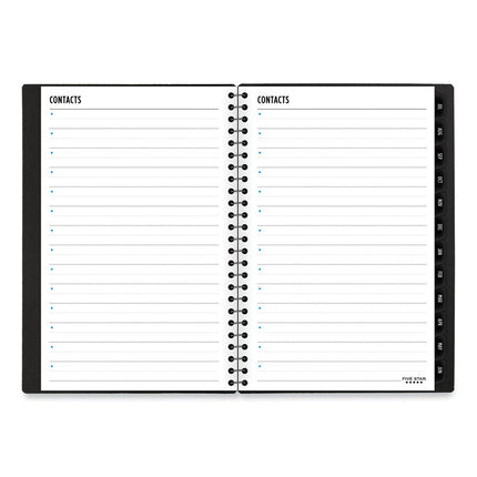 Academic Year Customizable Student Weekly/Monthly Planner, 8.5 x 6.75, 12-Month (July to June), 2024 to 2025