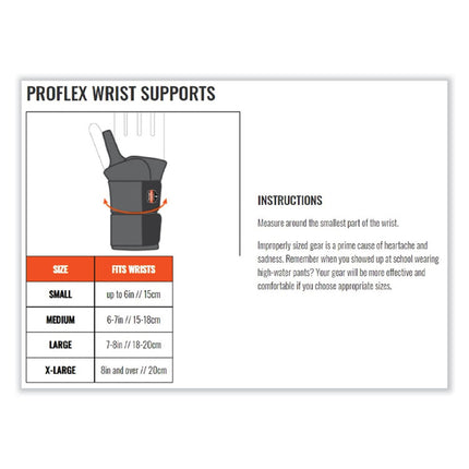 ProFlex 4010 Double Strap Wrist Support, Medium, Fits Left Hand, Tan