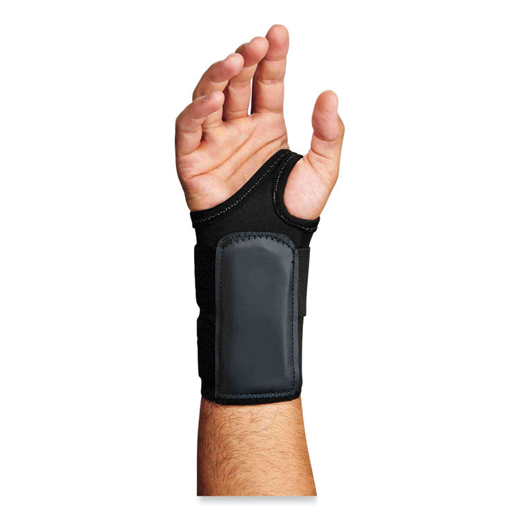 ProFlex 4010 Double Strap Wrist Support, Medium, Fits Left Hand, Black