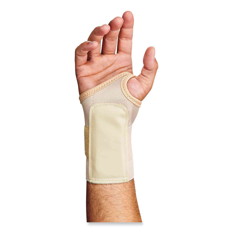 ProFlex 4000 Single Strap Wrist Support, Large, Fits Left Hand, Tan