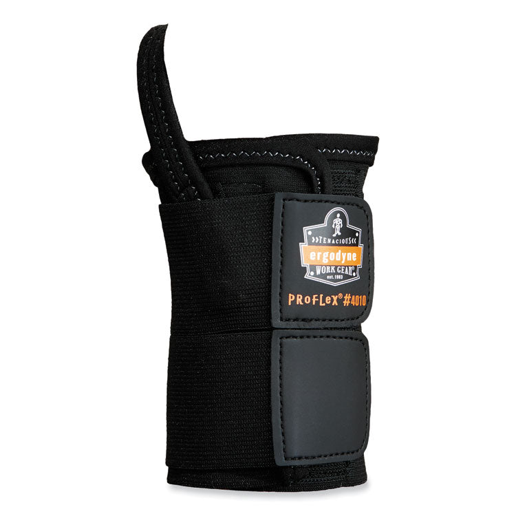 ProFlex 4010 Double Strap Wrist Support, Large, Fits Right Hand, Black