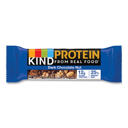 Protein Bars, Double Dark Chocolate, 1.76 Oz, 12/pack
