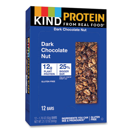 Protein Bars, Double Dark Chocolate, 1.76 Oz, 12/pack