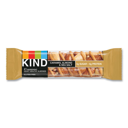 Nuts And Spices Bar, Caramel Almond And Sea Salt, 1.4 Oz Bar, 12/box