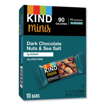 Minis, Dark Chocolate Nuts/sea Salt, 0.7 Oz, 10/pack