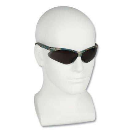 V30 NEMESIS Safety Eyewear, Plastic Camo Frame, Smoke Polycarbonate Lens, 12/Box