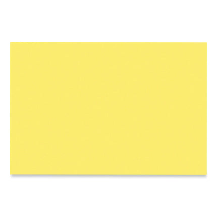 SunWorks Construction Paper, 50 lb Text Weight, 12 x 18, Yellow, 50/Pack