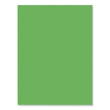 SunWorks Construction Paper, 50 lb Text Weight, 9 x 12, Bright Green, 50/Pack