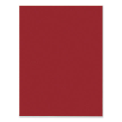 SunWorks Construction Paper, 50 lb Text Weight, 9 x 12, Holiday Red, 50/Pack