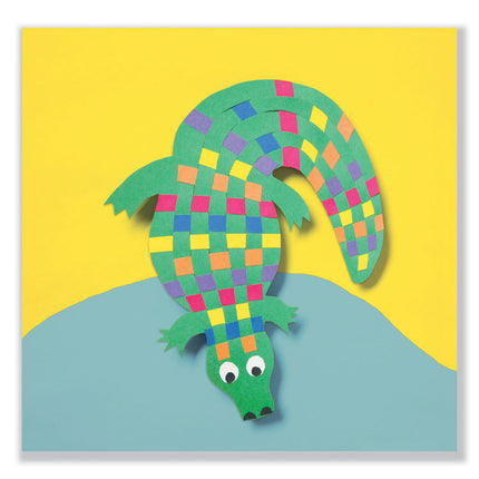 SunWorks Construction Paper Smart-Stack, 50 lb Text Weight, 9 x 12, Assorted, 300/Pack