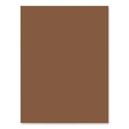 SunWorks Construction Paper, 58 lb Text Weight, 9 x 12, Brown, 50/Pack