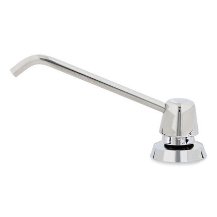 Counter-Mounted Soap Dispenser, 34 oz,  3 x 4 x 6, Stainless Steel