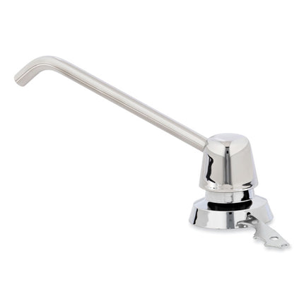 Counter-Mounted Soap Dispenser, 34 oz,  3 x 4 x 6, Stainless Steel