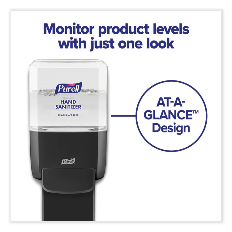 Advanced Hand Sanitizer Gel Refill, 1,200 mL, Clean Scent, For ES4 Dispensers, 2/Carton