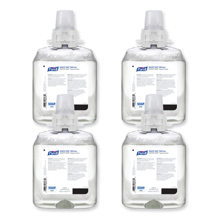 HEALTHY SOAP Mild Foam Refill, For CS4 Dispensers, Fragrance-Free, 1,250 mL, 4/Carton