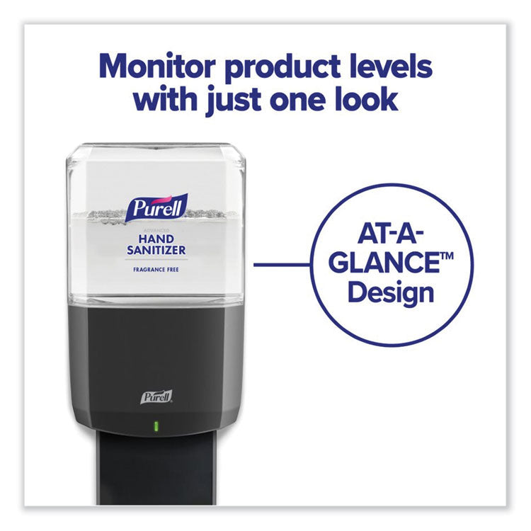 Advanced Hand Sanitizer Gel Refill, 1,200 mL, Clean Scent, For ES6 Dispensers, 2/Carton