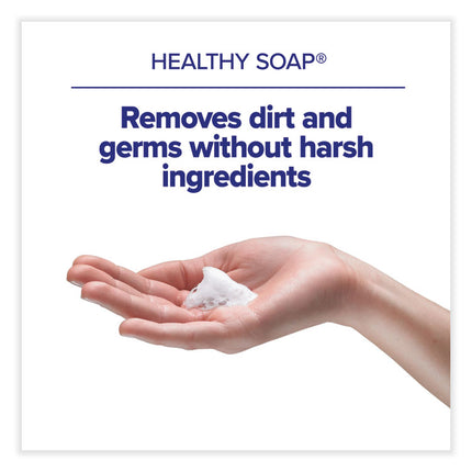 HEALTHY SOAP Mild Foam Refill, For CS6 Dispensers, Fragrance-Free, 1,200 mL, 2/Carton