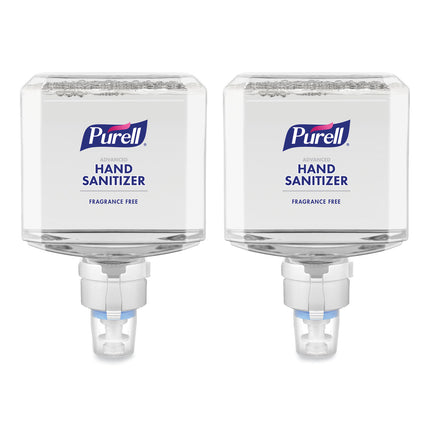 Advanced Hand Sanitizer Gentle and Free Foam, 1,200 mL Refill, Fragrance-Free, For ES8 Dispensers, 2/Carton
