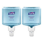 HEALTHY SOAP Gentle and Free Foam Refill, For ES8 Dispensers, Fragrance-Free, 1,200 mL, 2/Carton
